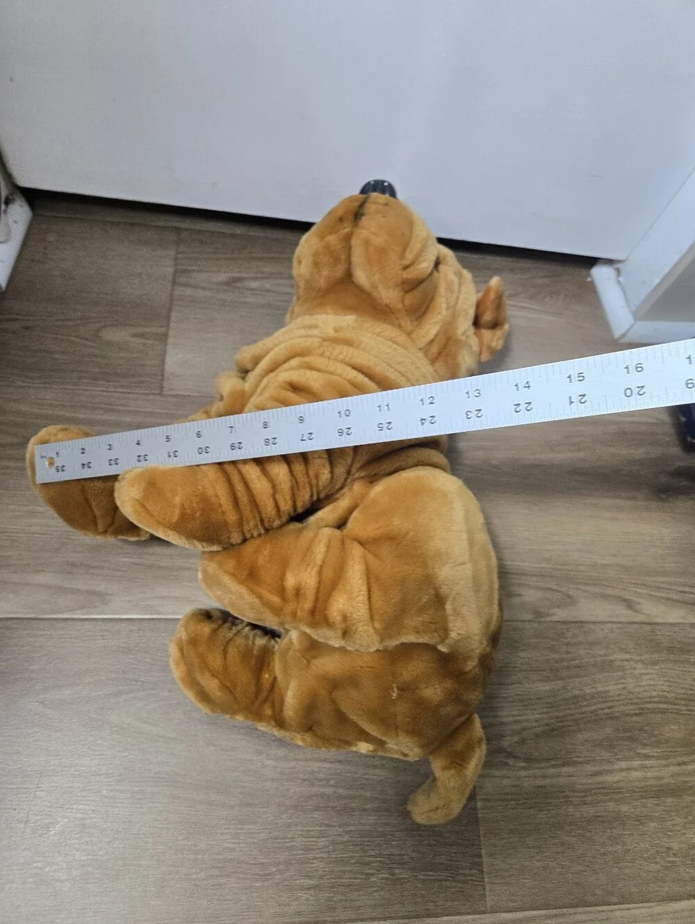 FAO Schwarz Brown Shar Pei Big Puppy Dog Huge Life Like 20